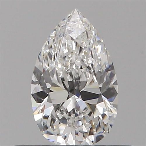 0.4 carat F-SI1 Natūralus Pear Deimantas (1)