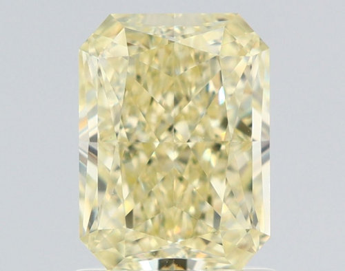 1.4 carat Fancy Light Yellow-VS1 Natūralus Radiant Deimantas (1)