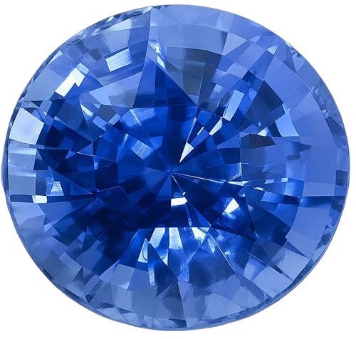 4.1 carat BLUE Round Safyras (1)