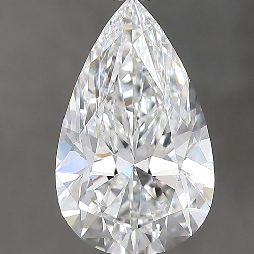 2.2 carat F-VS1 Natūralus Pear Deimantas (1)