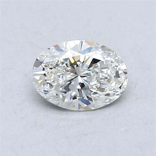 0.52 carat F-VVS1 Natūralus Oval Deimantas (1)