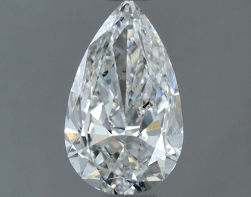 1.0 carat G-SI2 Natūralus Pear Deimantas (1)
