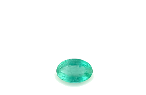 0.53 carat GREEN Oval Smaragdas (1)