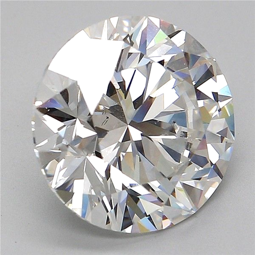 6.03 carat F-SI1 Excellent cut Natūralus Round Deimantas (1)