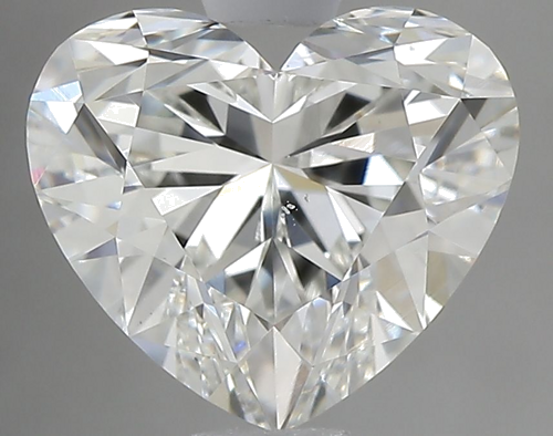 1.7 carat H-SI1 Natūralus Heart Deimantas (1)