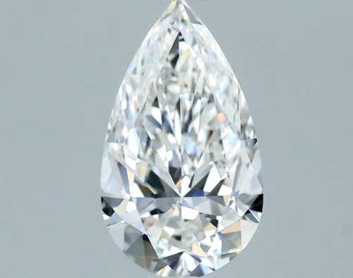0.77 carat G-VS2 Natūralus Pear Deimantas (1)