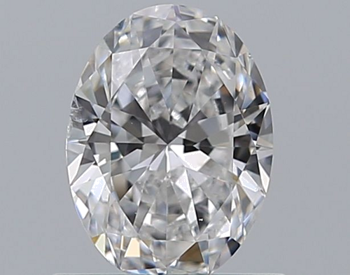 0.66 carat D-SI1 Natūralus Oval Deimantas (1)