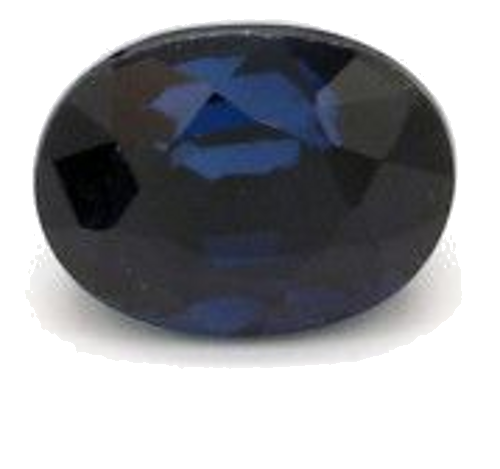 0.48 carat BLUE BRILLIANTSTEP cut Oval Safyras (1)