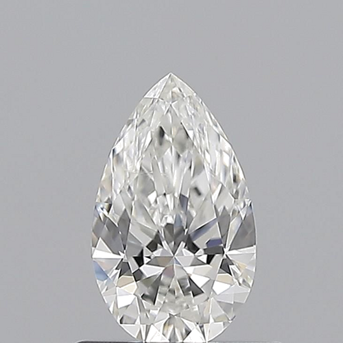 0.63 carat G-VVS2 Natūralus Pear Deimantas (1)