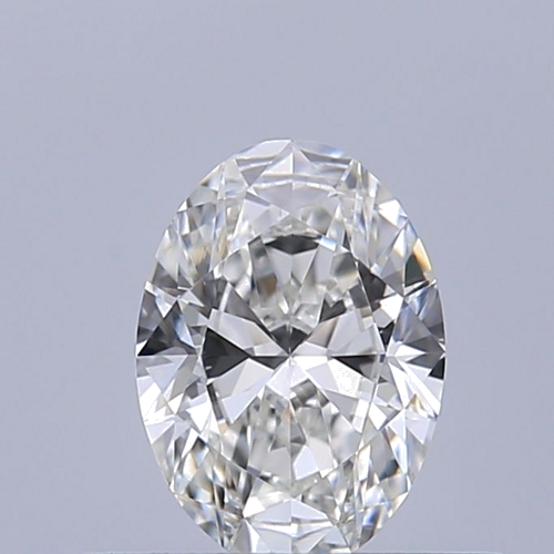 0.4 carat F-VVS1 Natūralus Oval Deimantas (1)