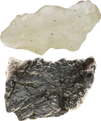 Meteoritas Campo del Cielo - Su Libijos stiklu (1)