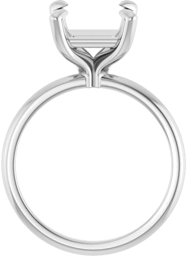 Sužadėtuvių Žiedas „Solitaire“ 950 Platinos Square 8mm (2)