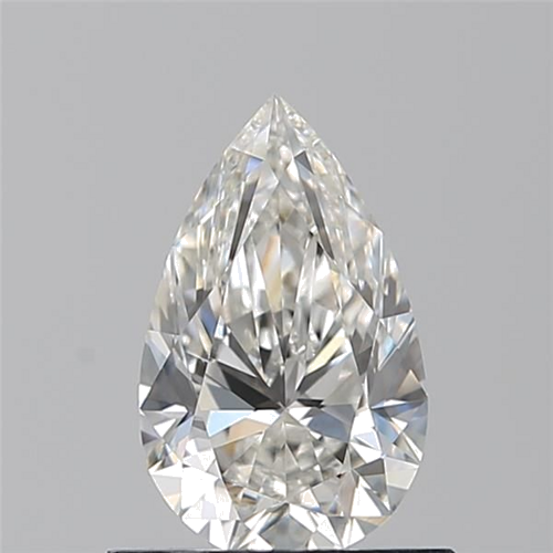 0.7 carat H-VVS2 Natūralus Pear Deimantas (1)