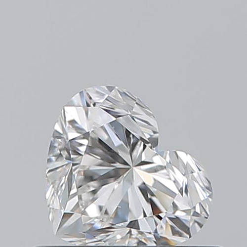 0.5 carat F-VS1 Natūralus Heart Deimantas (1)