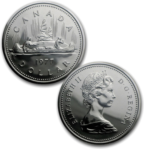 Kanādas izturīgs monētu komplekts (ar 1 USD sudraba monētu) (3)