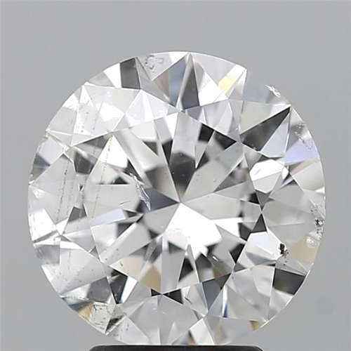 3.52 carat E-SI2 Excellent cut Natūralus Round Deimantas (1)