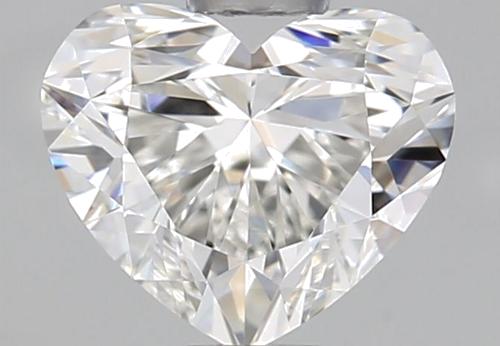 0.74 carat G-VVS1 Natūralus Heart Deimantas (1)