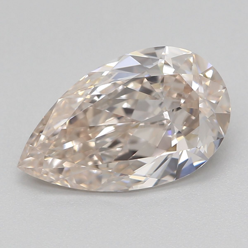 1.32 carat Fancy Light Pinkish Brown-VS1 Natūralus Pear Deimantas (1)