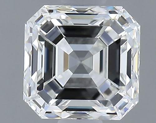 0.91 carat H-IF Natūralus Asscher Deimantas (1)