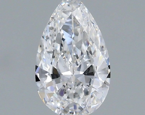 0.4 carat D-SI2 Natūralus Pear Deimantas (1)