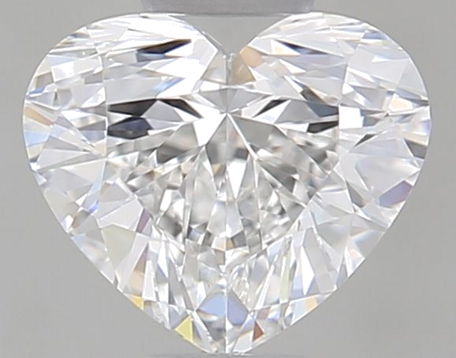 0.52 carat E-VVS2 Natūralus Heart Deimantas (1)