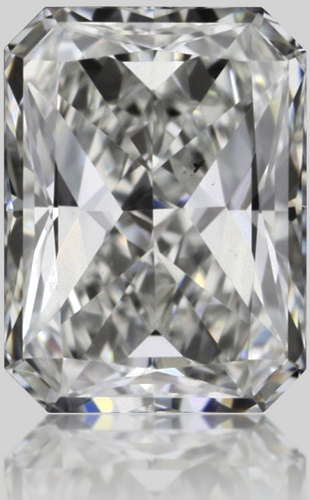 0.36 carat G-SI1 Natūralus Radiant Deimantas (1)