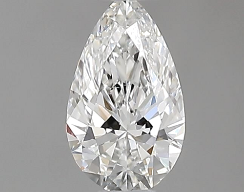 0.3 carat F-VS2 Natūralus Pear Deimantas (1)