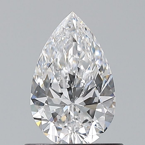 0.7 carat D-VS1 Natūralus Pear Deimantas (1)