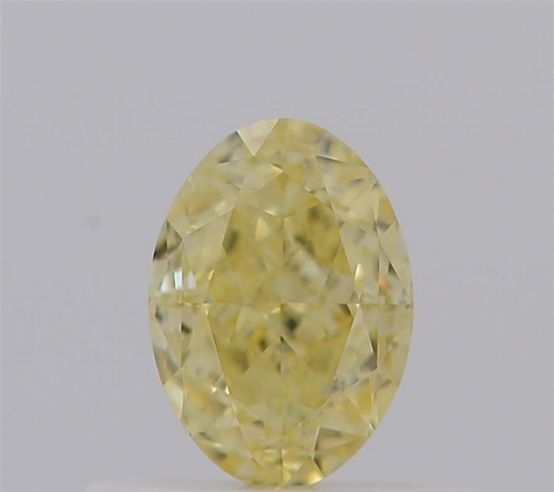 0.5 carat Fancy Yellow-VS2 Natūralus Oval Deimantas (1)
