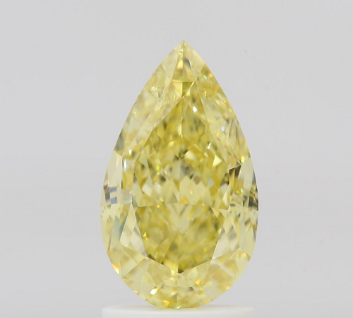 2.01 carat Fancy Yellow-VS1 Natūralus Pear Deimantas (1)