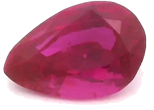 0.64 carat RED Pear Rubinas (1)