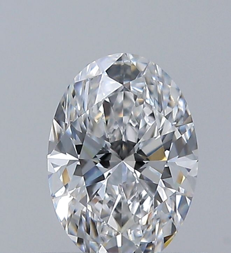0.5 carat D-VS2 Natūralus Oval Deimantas (1)