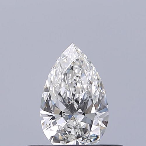 0.3 carat F-VVS1 Natūralus Pear Deimantas (1)