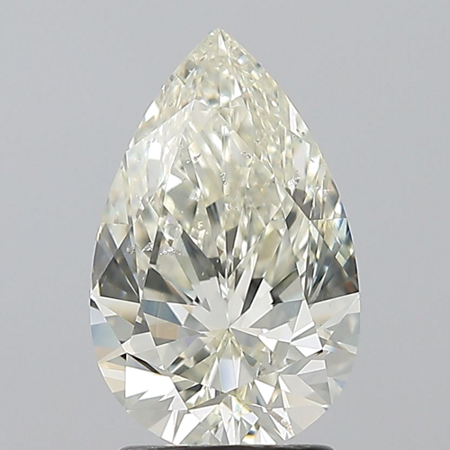 2.01 carat J-SI2 Natūralus Pear Deimantas (1)