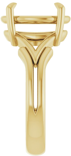 Sužadėtuvių Žiedas „Solitaire“ 750 Geltonojo Aukso Oval 12mm x 10mm (4)