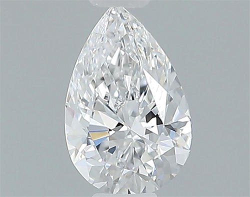 0.3 carat D-VVS2 Natūralus Pear Deimantas (1)