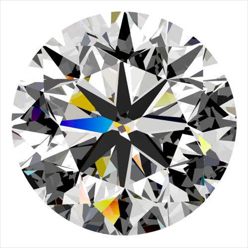 0.4 carat H-VVS1 Very Good cut Natūralus Round Deimantas (1)