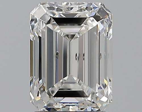 2.0 carat F-SI2 Natūralus Emerald Deimantas (1)