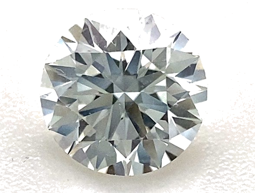 0.51 carat G-SI2 Excellent cut Natūralus Round Deimantas (1)