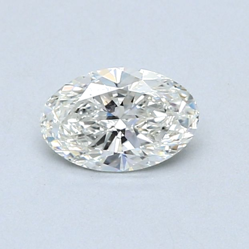 0.52 carat I-SI1 Natūralus Oval Deimantas (1)