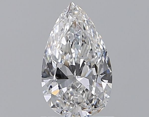 1.0 carat E-VS2 Natūralus Pear Deimantas (1)
