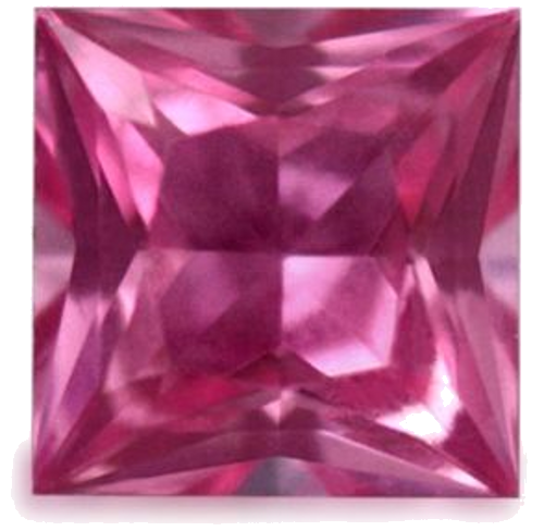 0.58 carat PINK Square Safyras (1)