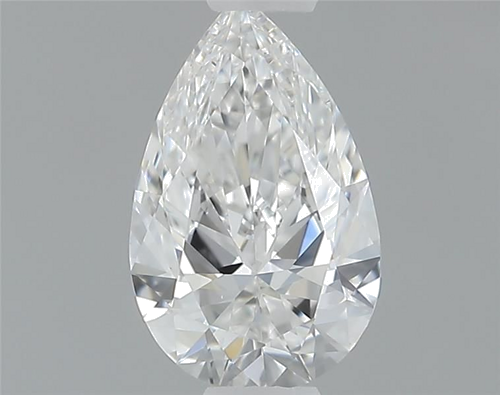 0.33 carat E-VVS2 Natūralus Pear Deimantas (1)