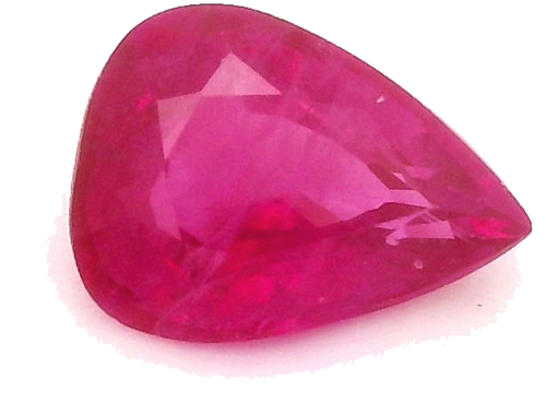 0.61 carat RED Pear Rubinas (1)