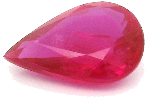 0.44 carat RED Pear Rubinas (1)