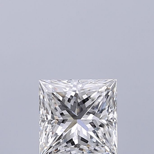 0.52 carat F-VVS1 Natūralus Princess Deimantas (1)