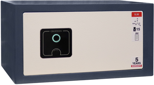 Griffon S.20 Fingerprint Home Safe (16 kg) (1)