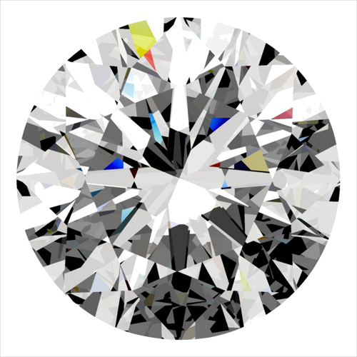 0.3 carat F-VVS1 Excellent cut Natūralus Round Deimantas (1)