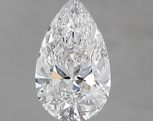 0.5 carat D-VS1 Natūralus Pear Deimantas (1)