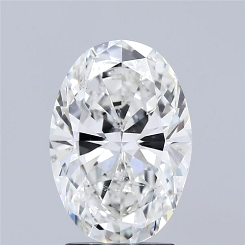 2.51 carat G-SI2 Natūralus Oval Deimantas (1)